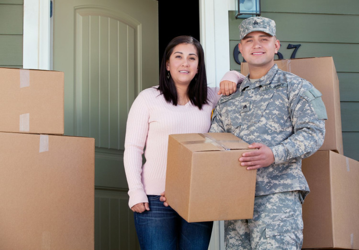 moving day for servicemember and partner
